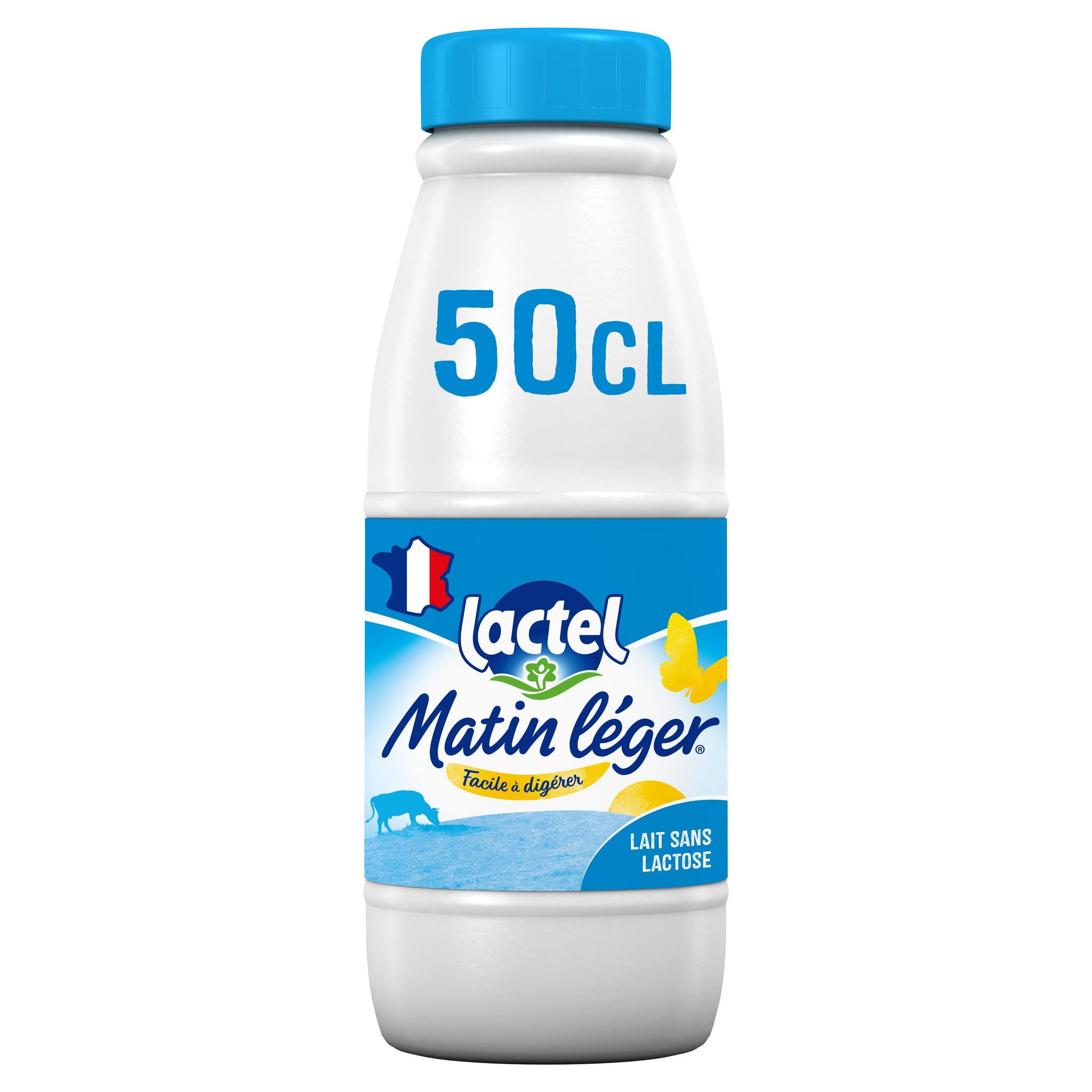 LACTEL Matin léger lait sans lactose 1.2% MG 50cl