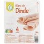 Voir la diapositive 2 : POUCE Blanc de dinde 4 tranches 180g