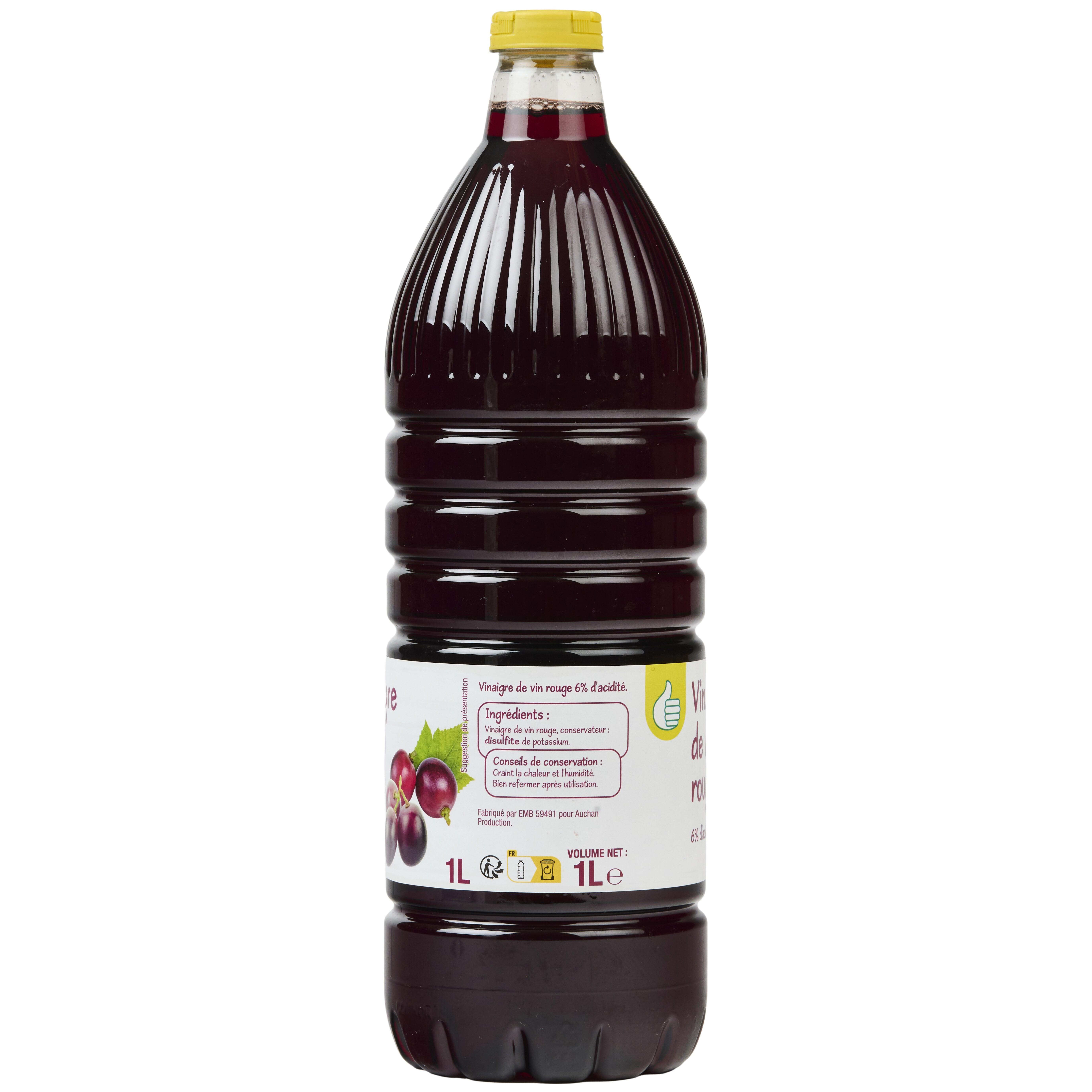 Voir la diapositive 2 : POUCE Vinaigre de vin rouge 1l