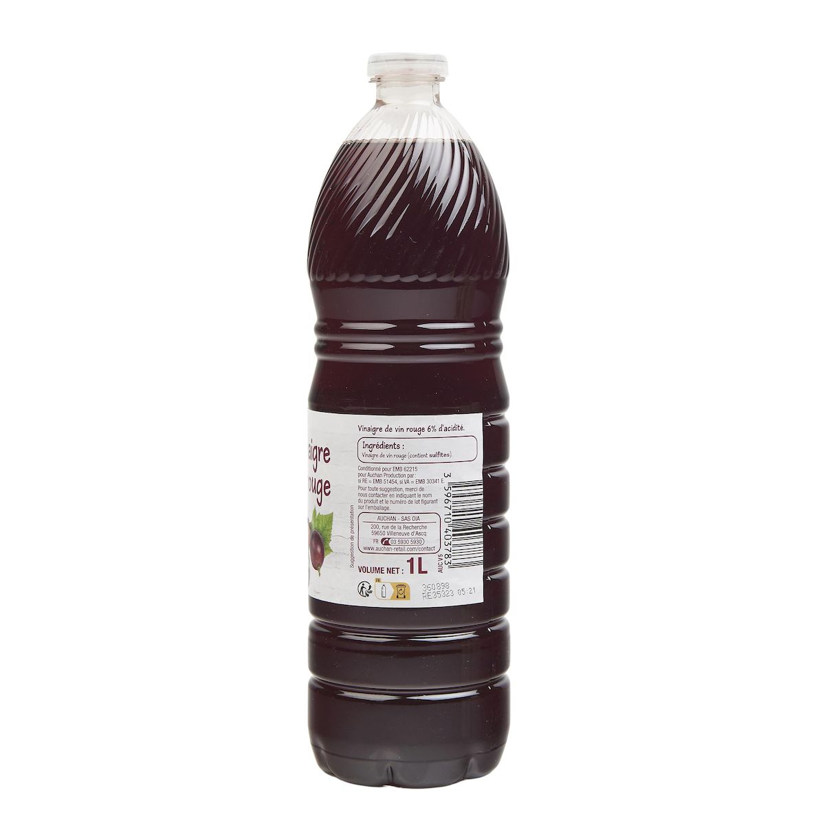 POUCE Vinaigre de vin rouge 1l