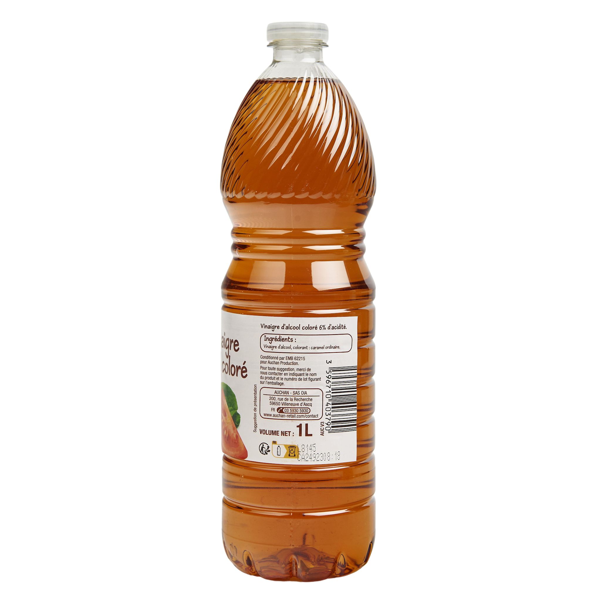 Voir la diapositive 2 : POUCE Vinaigre d'alcool coloré 1l
