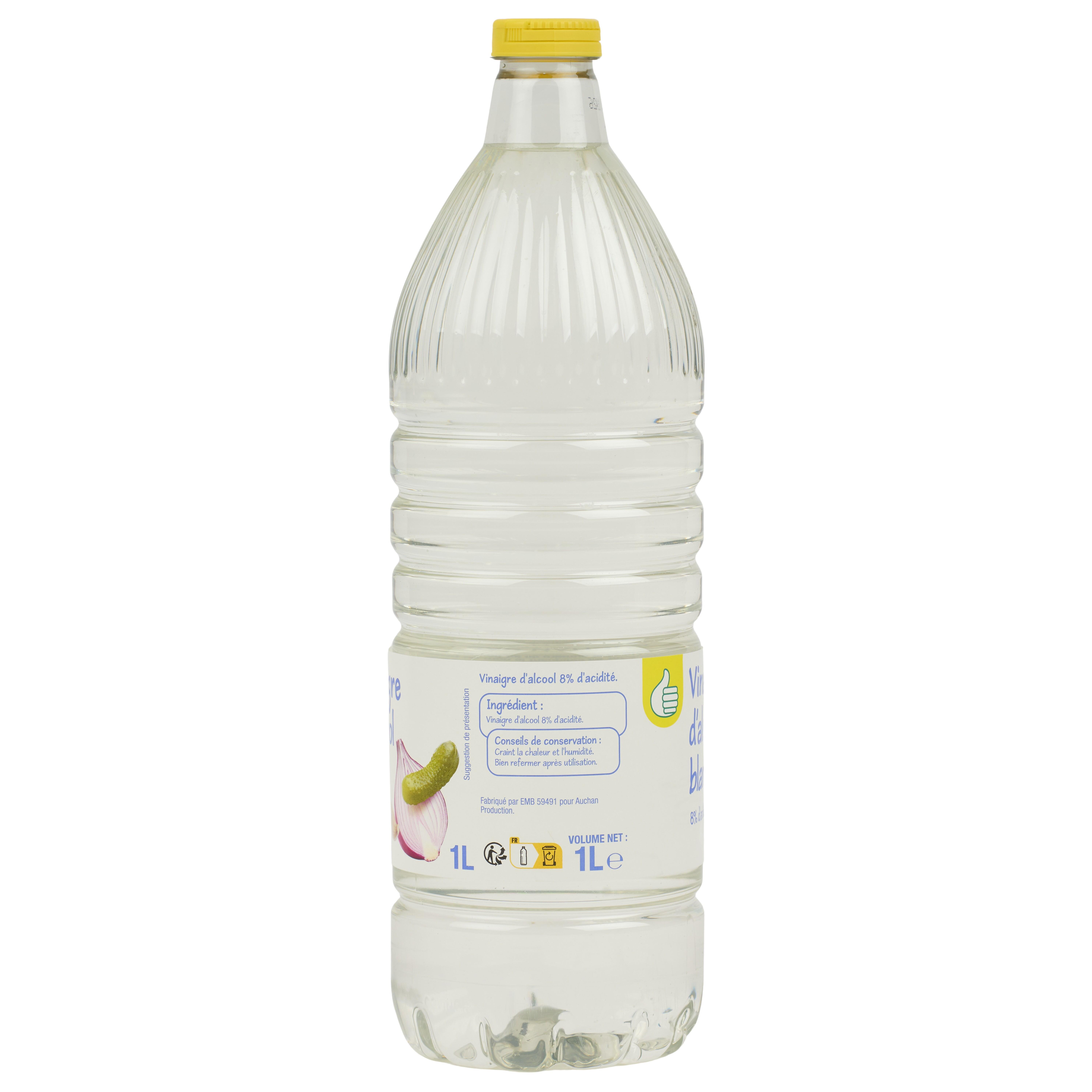 Voir la diapositive 2 : POUCE Vinaigre d'alcool blanc 8% d'acidité 1l