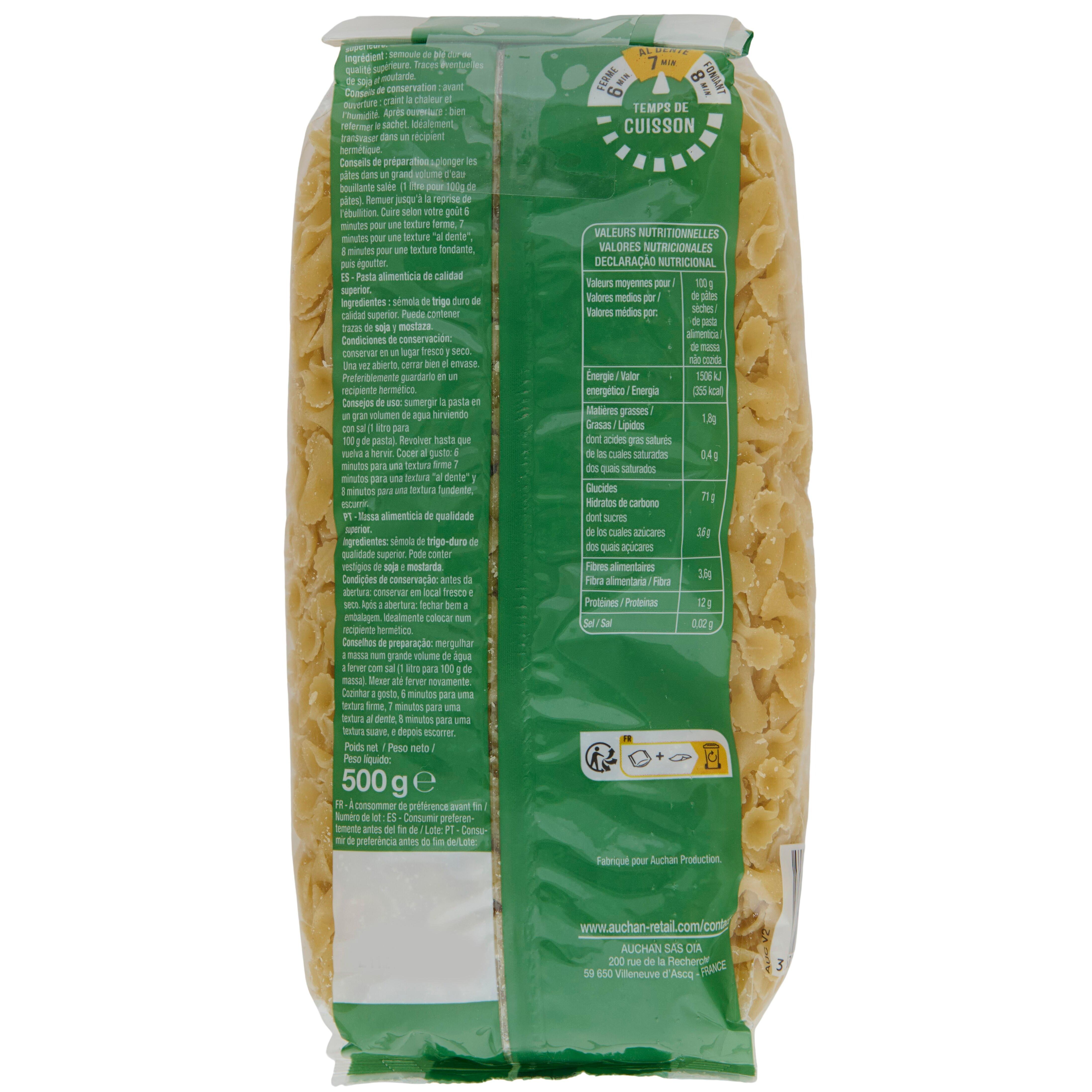 Voir la diapositive 2 : AUCHAN Petits paniers 500g