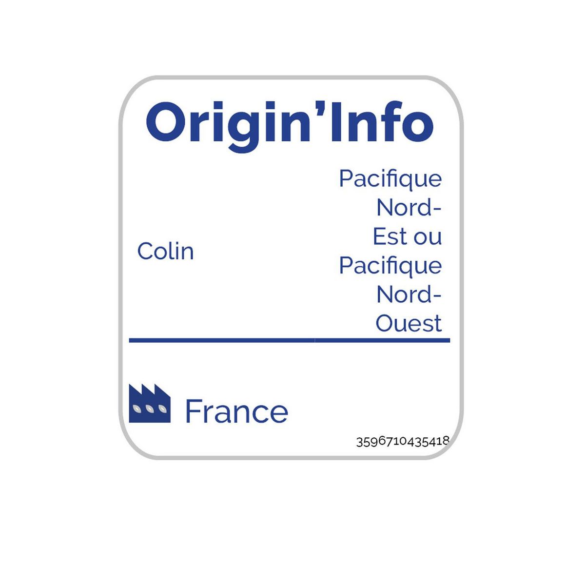 AUCHAN Colin d'Alaska sauce à la Bordelaise MSC 2 portions 400g