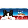 Voir la diapositive 7 : FELIX Boîtes émincés en gelée viandes poissons pour chat 4x400g