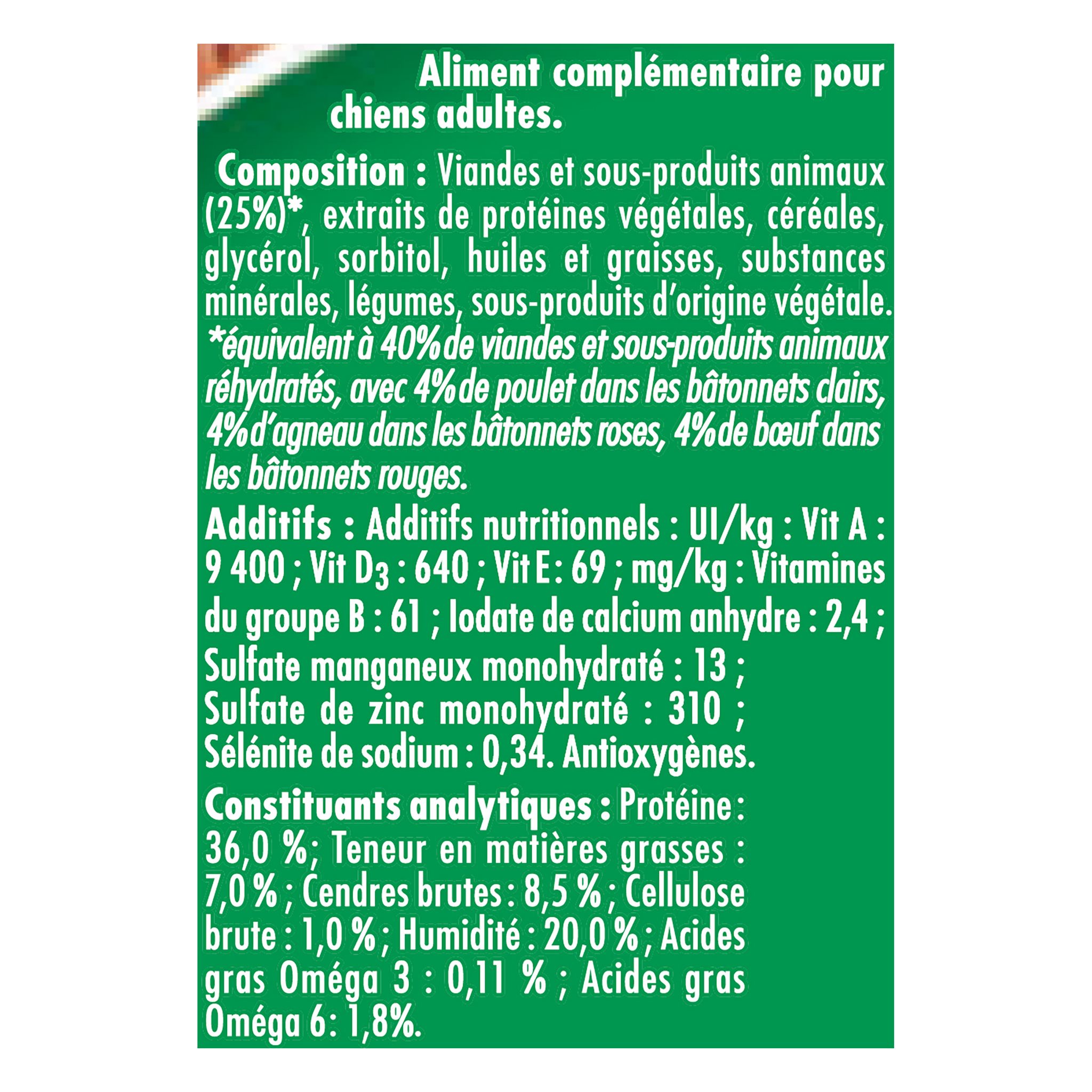 Voir la diapositive 9 : FIDO Friandises picnic boeuf poulet agneau pour chien 15 sticks 126g