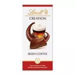 LINDT Création tablette de chocolat au lait Irish Coffee 1 pièce 150g