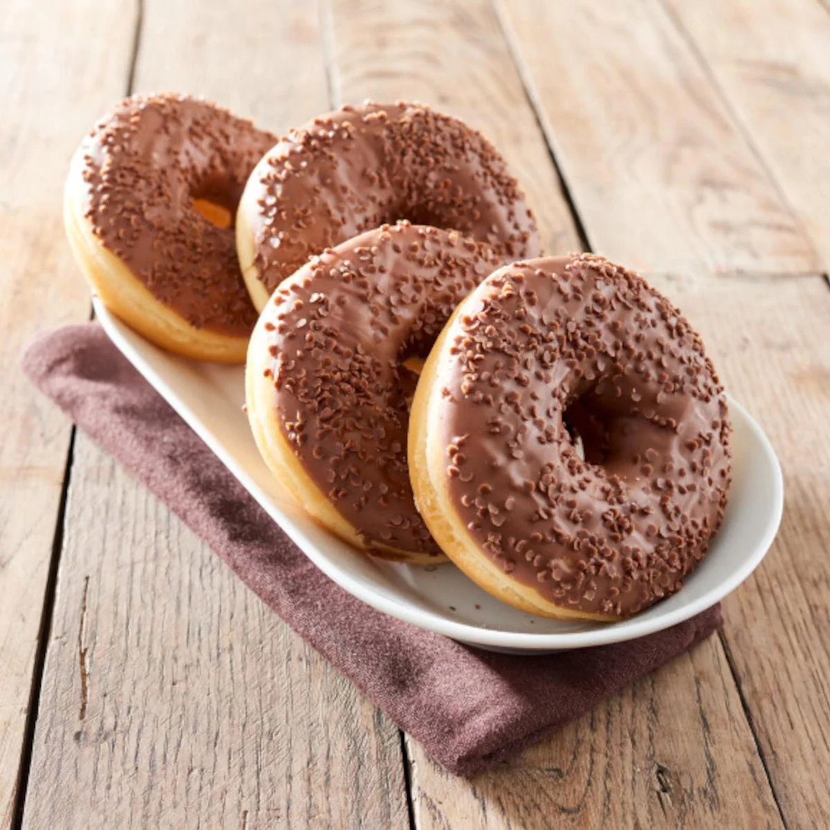 DONUTS Doony's chocolat 4 pièces pas cher - Auchan.fr