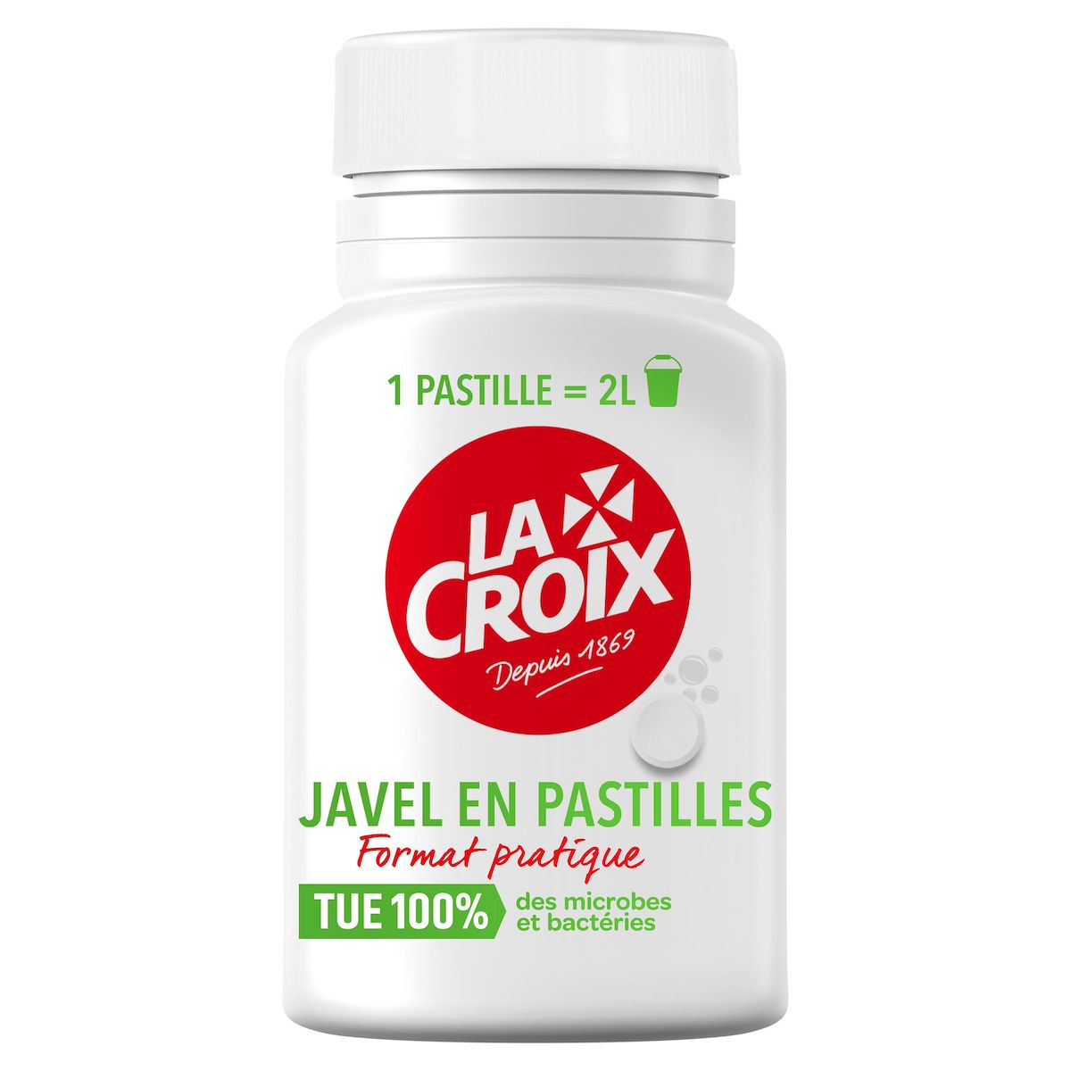 LA CROIX Pastilles de javel 40 pastilles