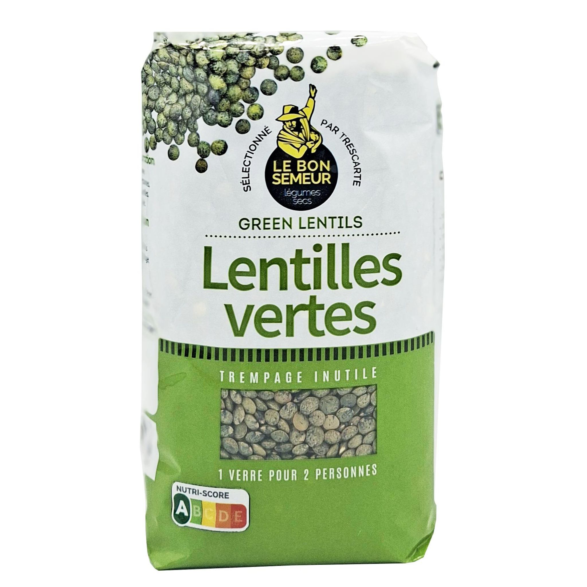 LE BON SEMEUR Lentilles vertes 500g