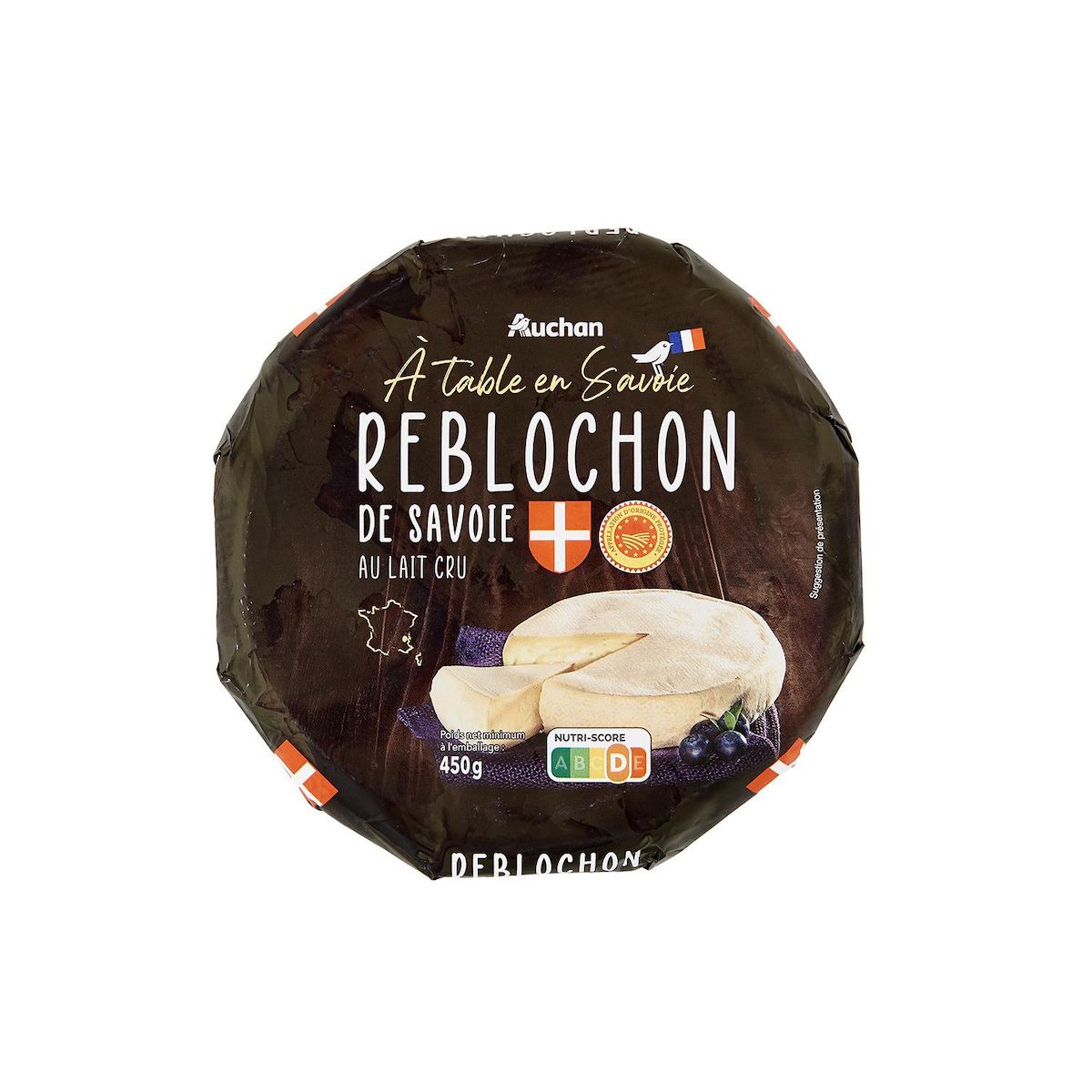AUCHAN TERROIR Reblochon de Savoie AOP fruité 450g