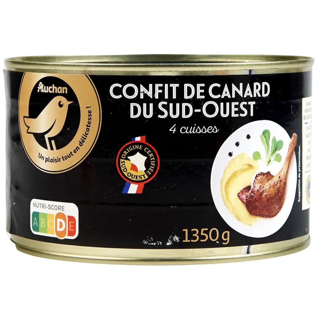Confit de Canard du Sud-Ouest (4 cuisses)