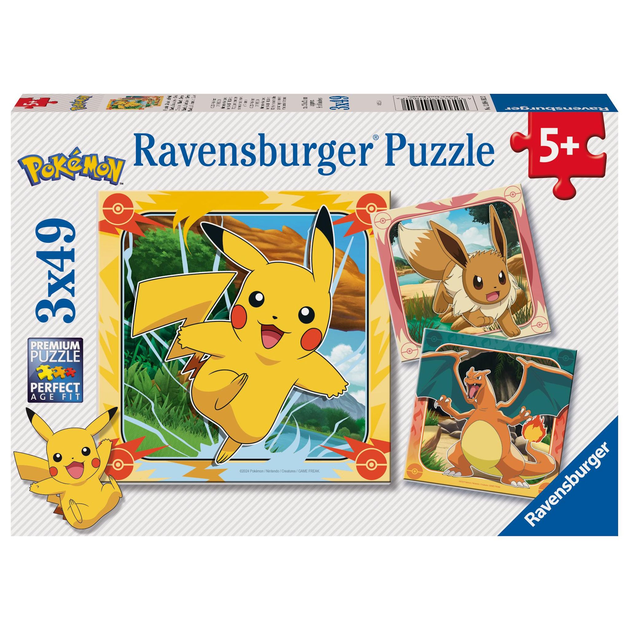Voir la diapositive 2 : RAVENSBURGER Puzzle 3x49 pièces