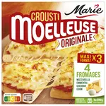MARIE Pizza croustimoelleuse 3 fromages 3 pièces 3x390g