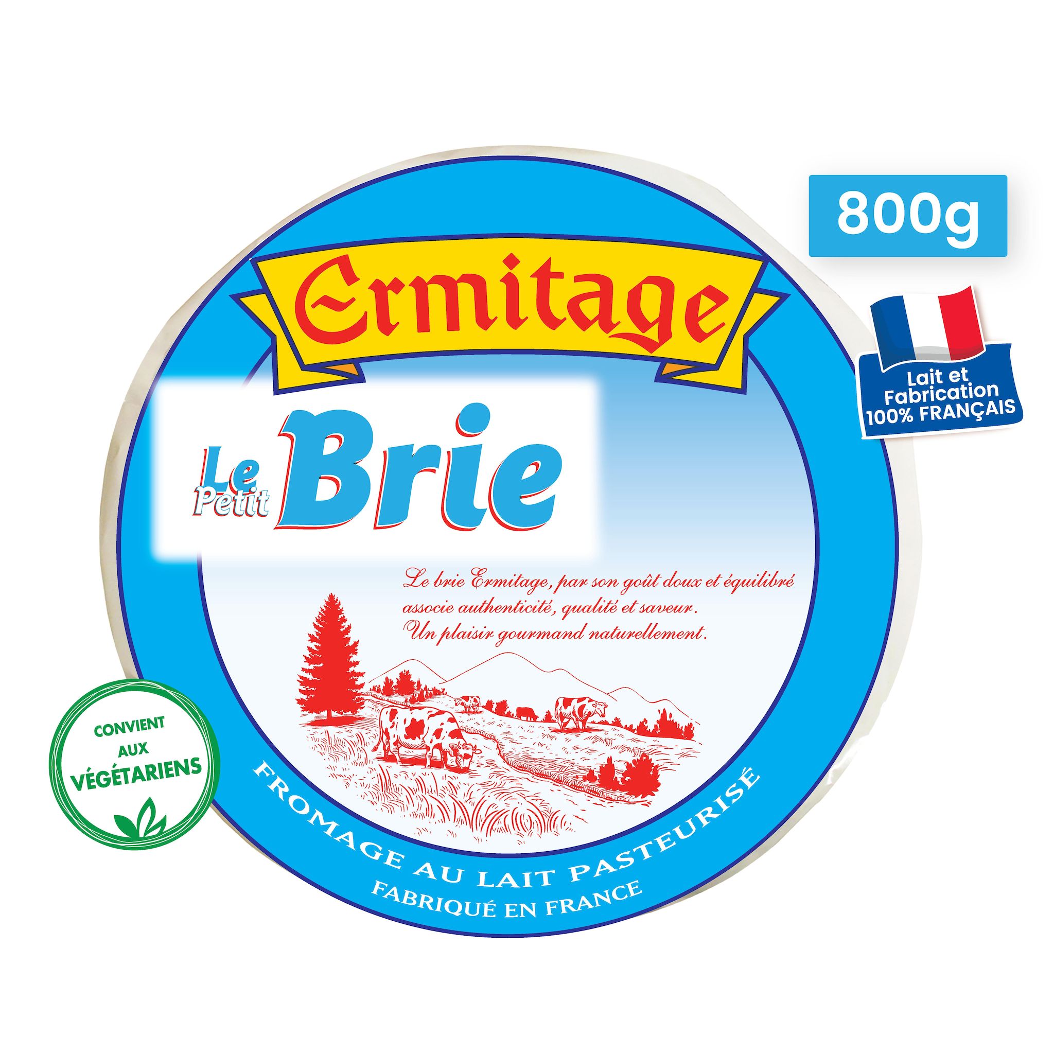 Voir la diapositive 2 : ERMITAGE Le Petit Brie 800g