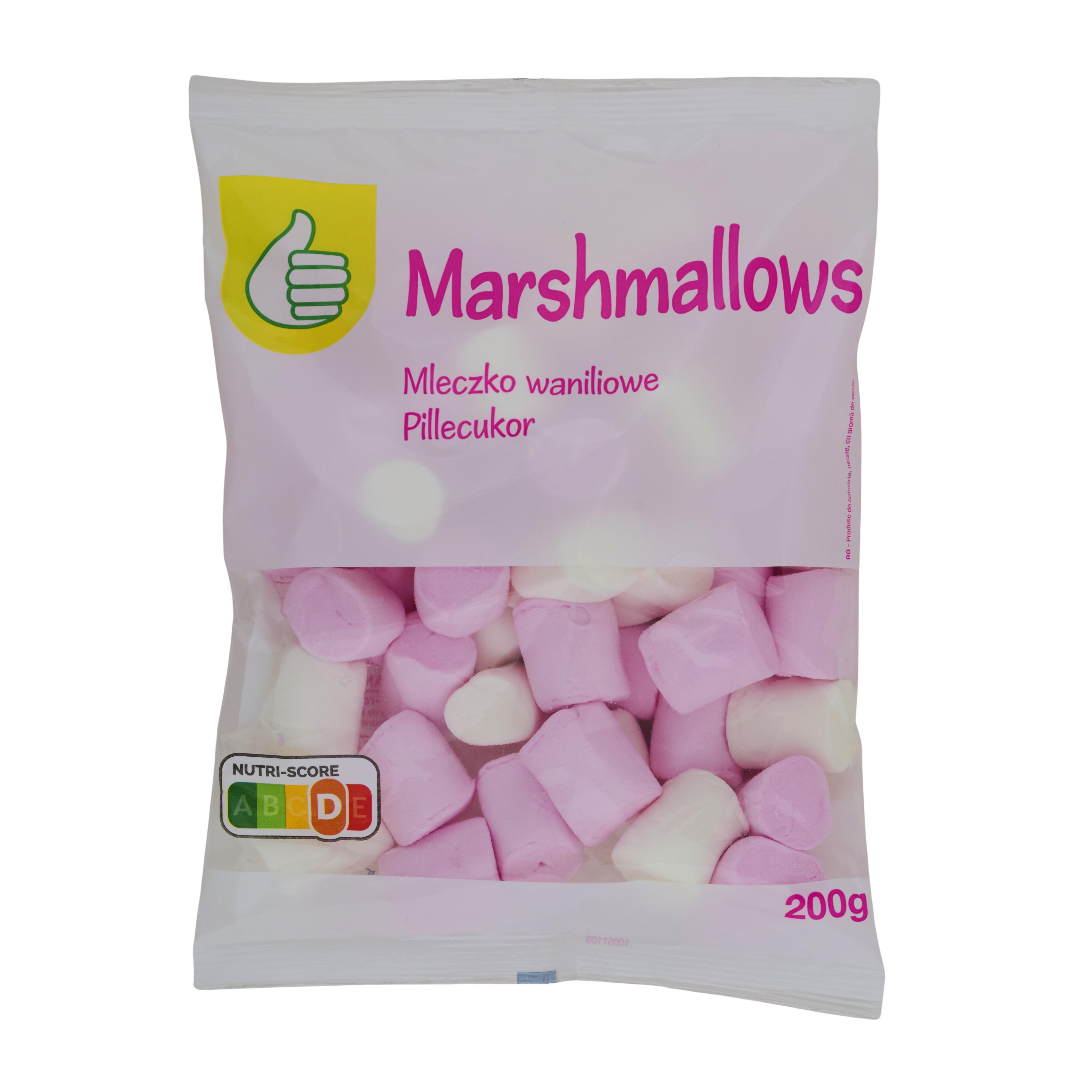 Voir la diapositive 3 : POUCE Bonbons marshmallow rose et blanc 200g