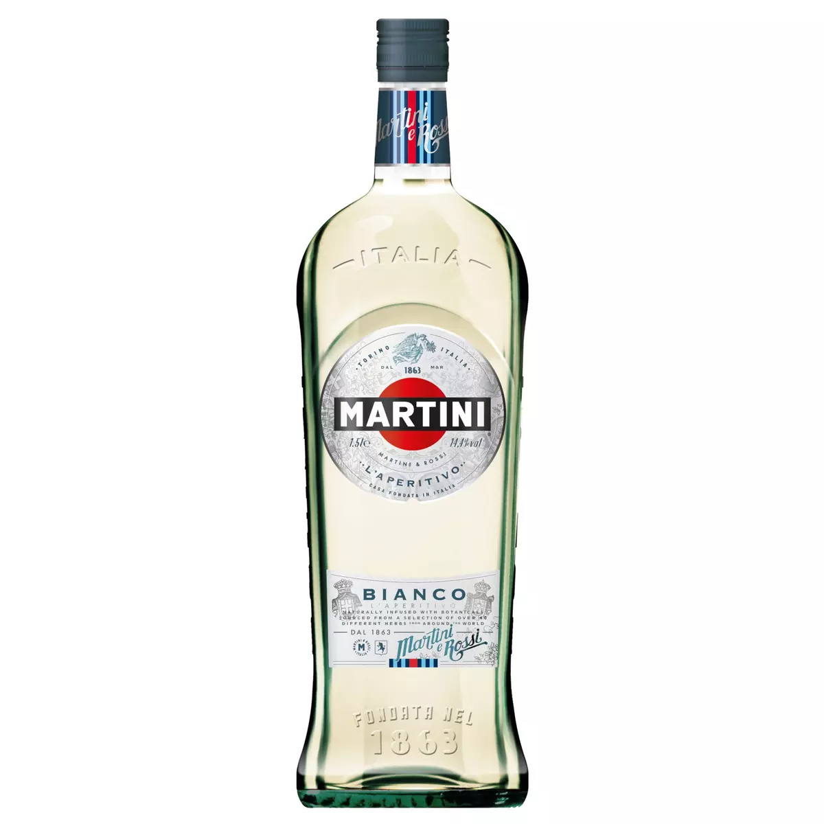 MARTINI Apéritif aromatisé à base de vin bianco 14,4% 1,5l