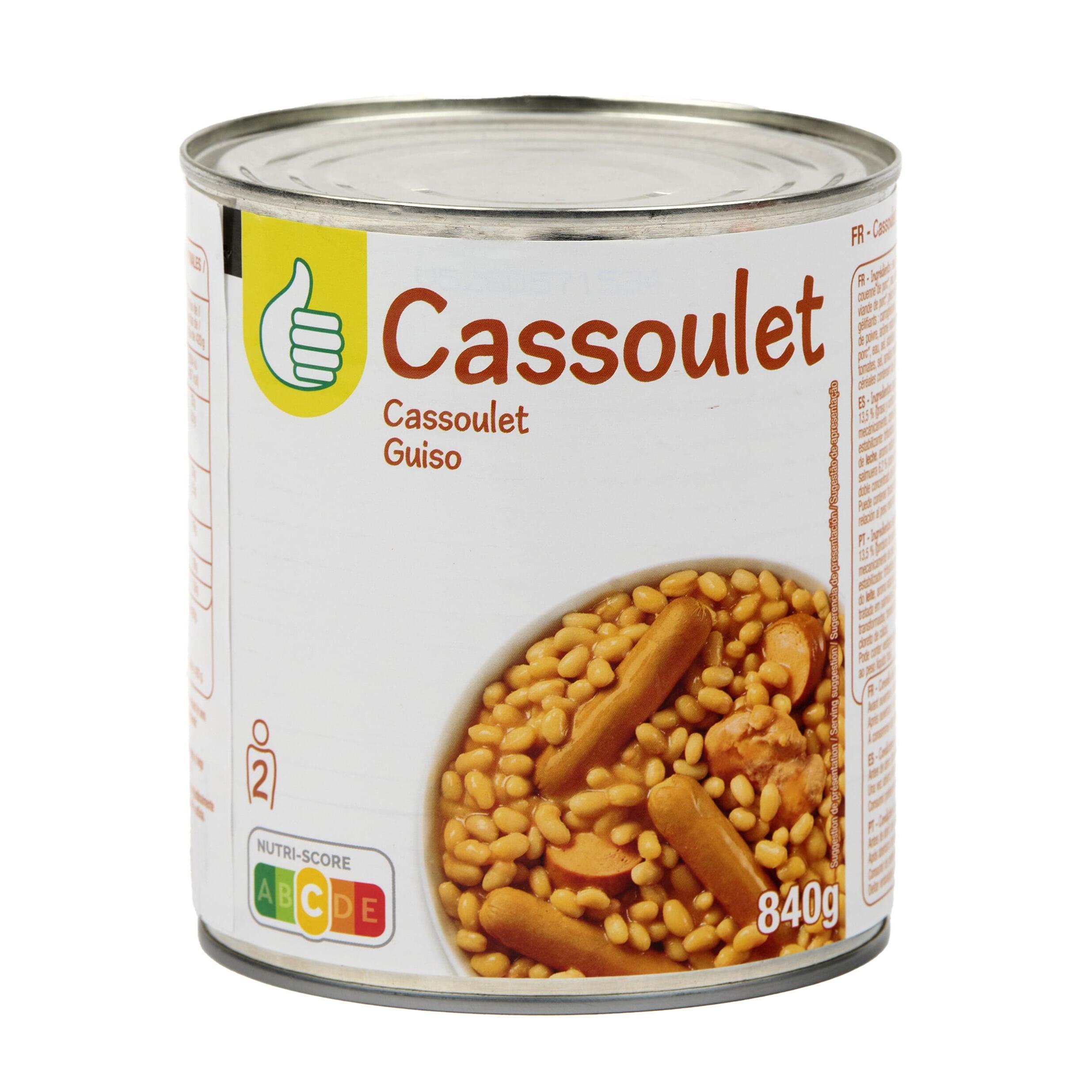 Voir la diapositive 2 : POUCE Cassoulet 2 personnes 840g