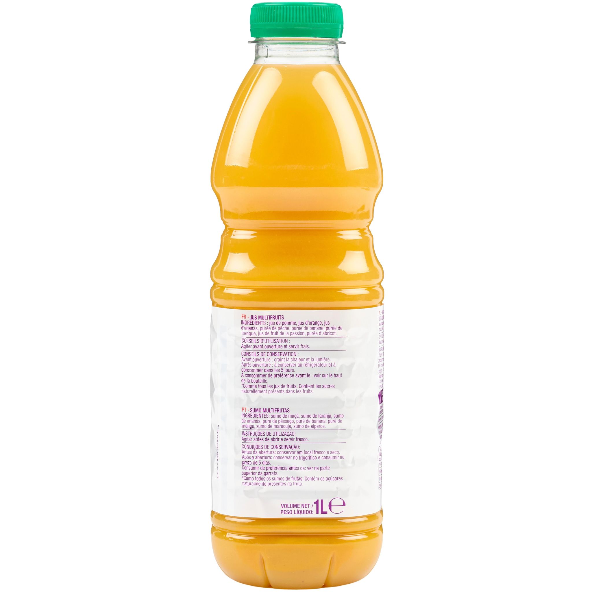 Voir la diapositive 5 : AUCHAN Pur jus multifruits 1l