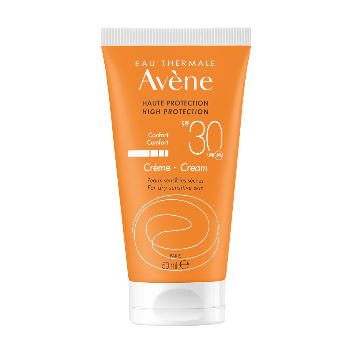 AVÈNE Crème solaire haute protection pour peaux sensibles sèches SPF30 50ml