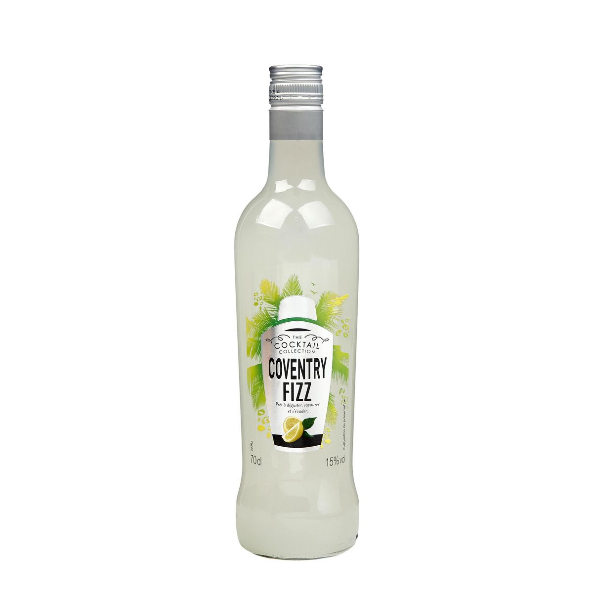AUCHAN Cocktail gin fizz 15% 70cl