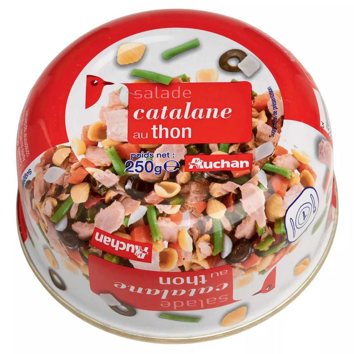 AUCHAN Salade catalane au thon 250g