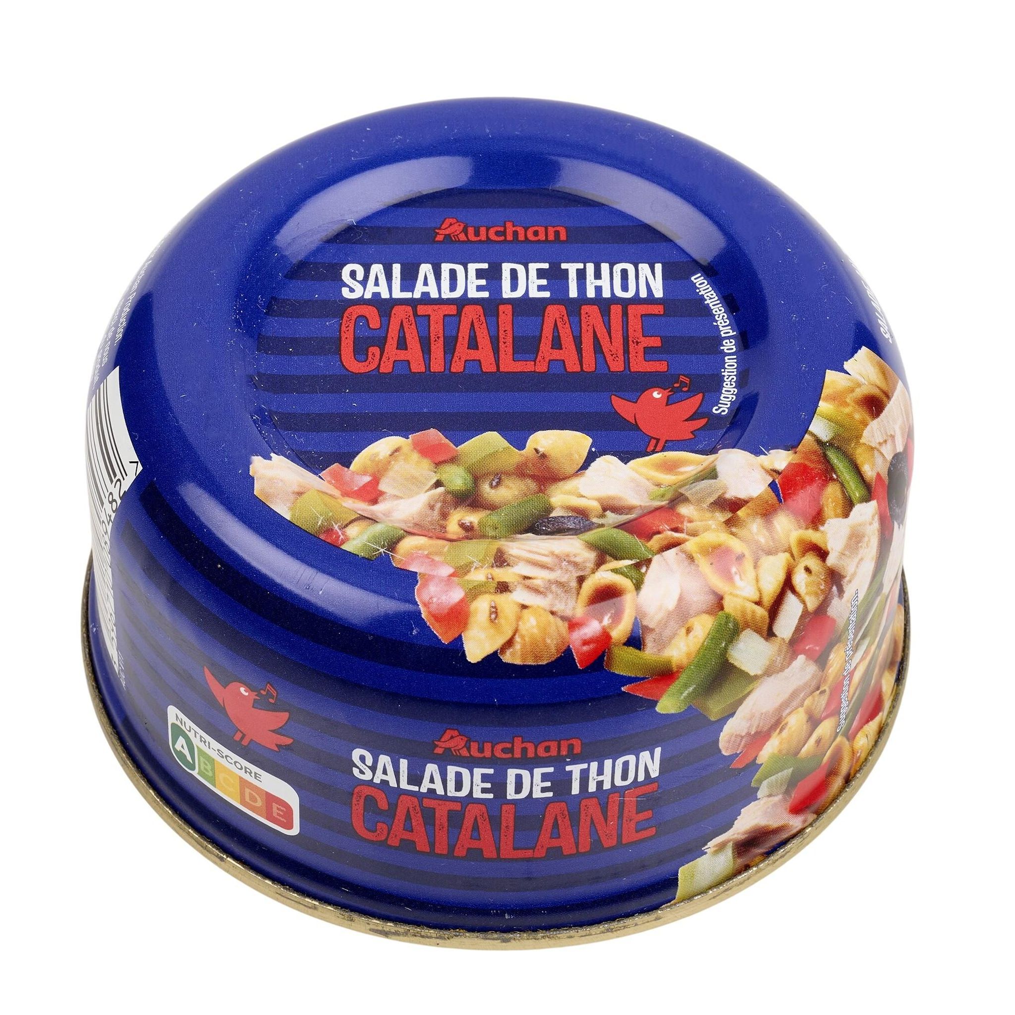 Voir la diapositive 4 : AUCHAN Salade catalane au thon 250g