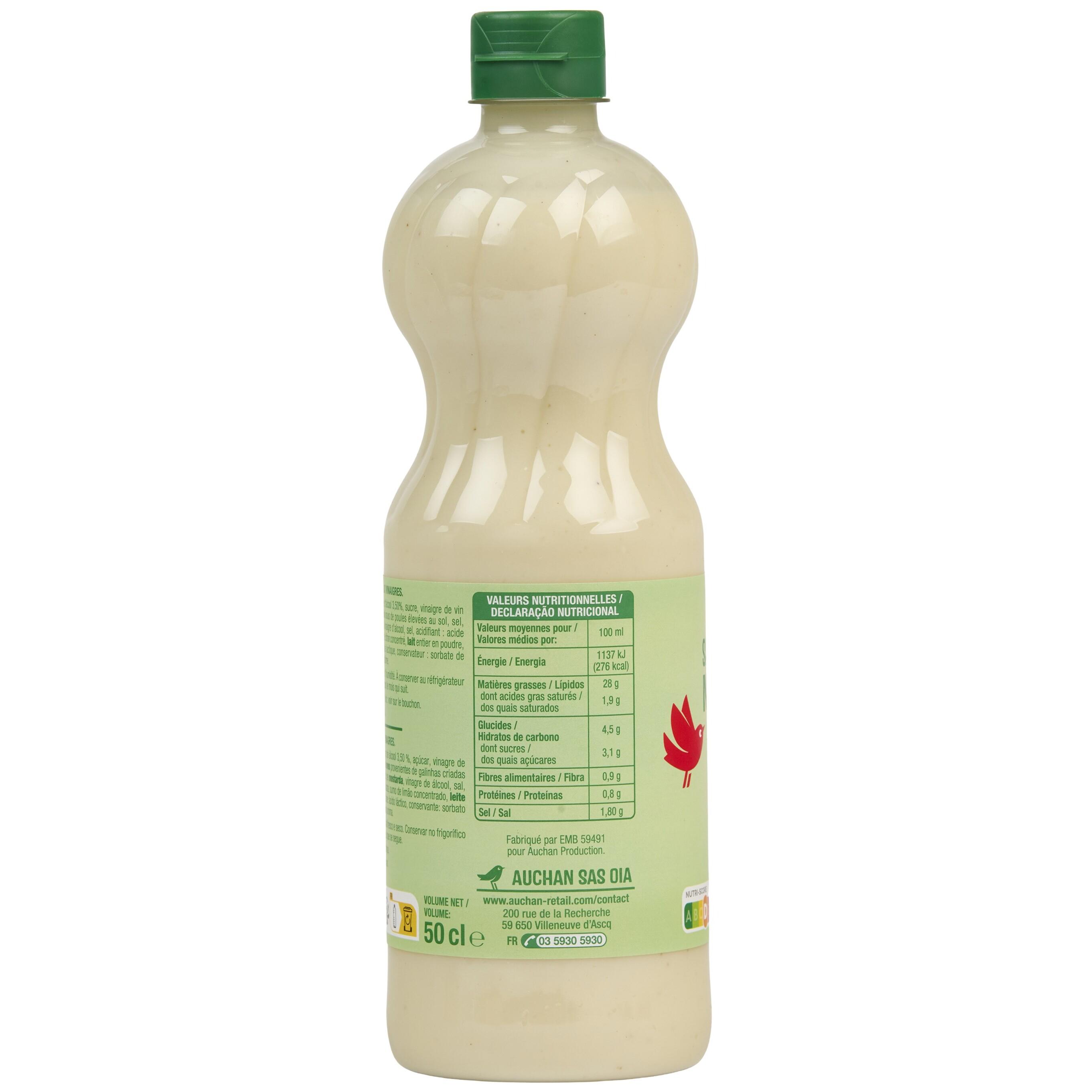 Voir la diapositive 3 : AUCHAN Sauce crudités nature 50cl