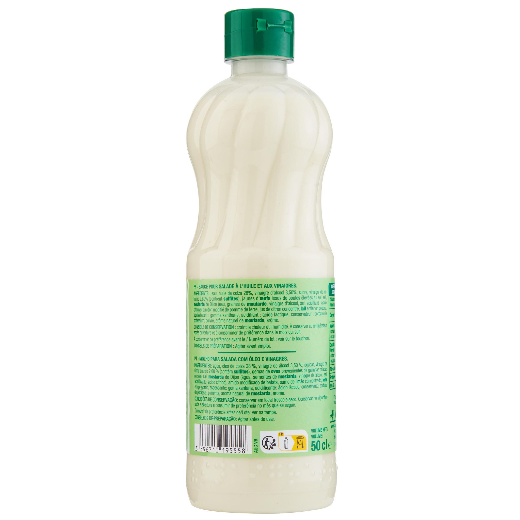 Voir la diapositive 5 : AUCHAN Sauce crudités nature 50cl