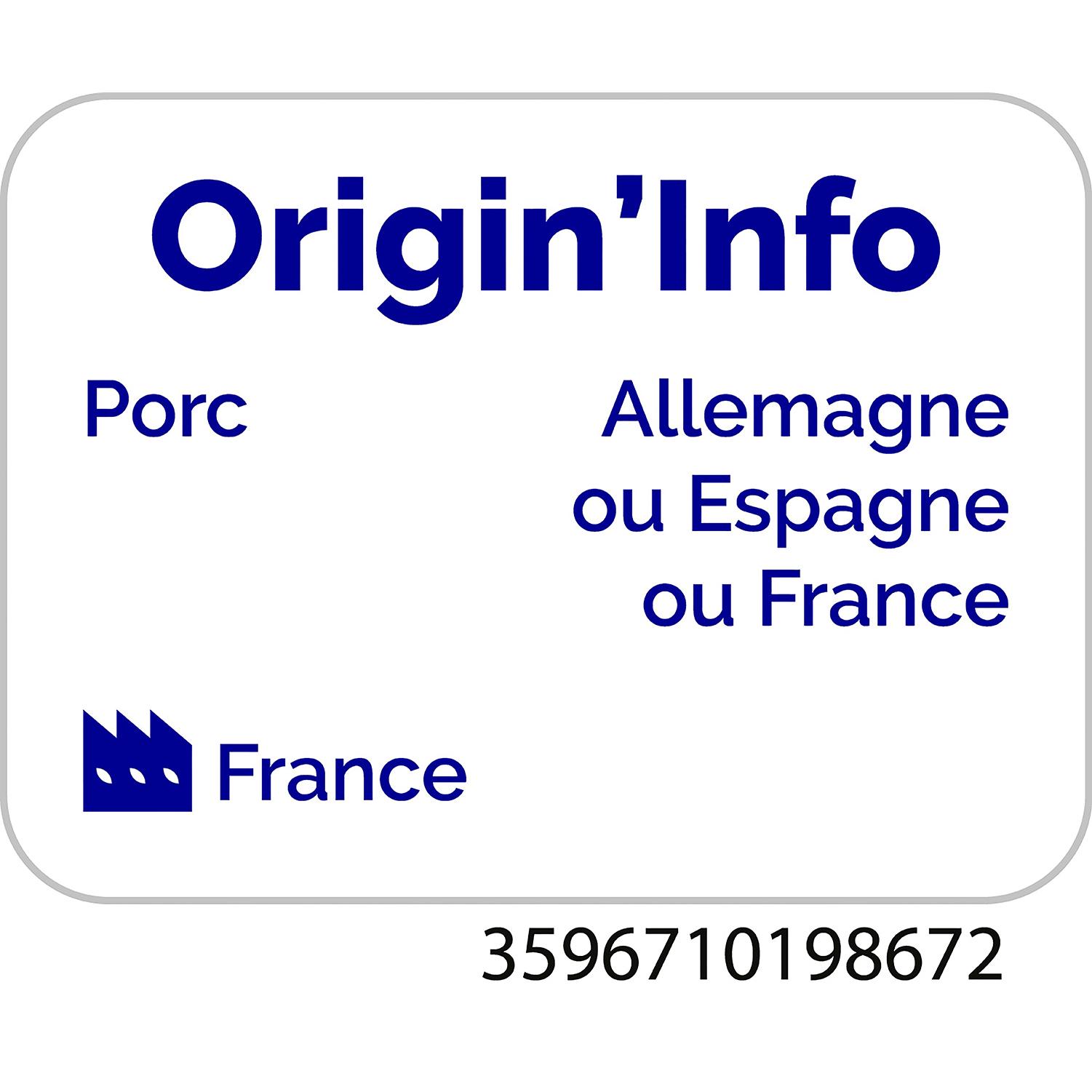 Voir la diapositive 2 : AUCHAN Chorizo pur porc tranché 120g