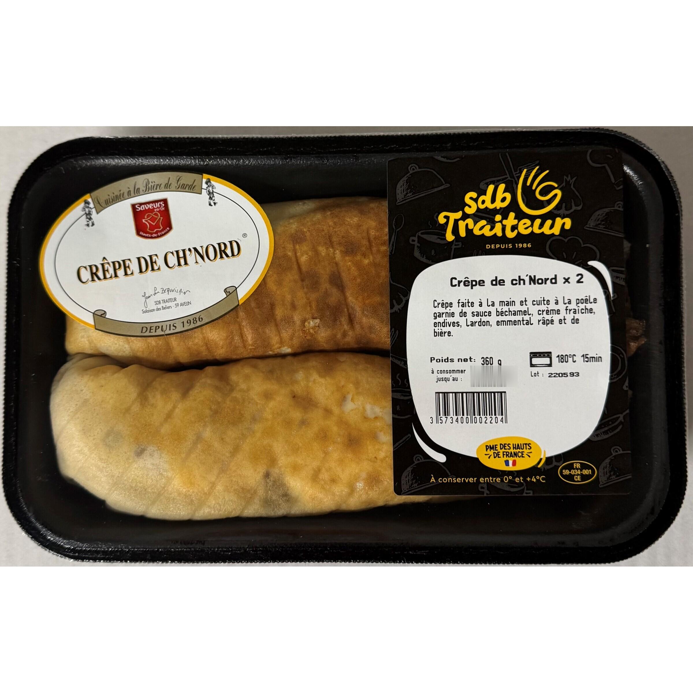 SDB TRAITEUR Crêpe de ch'nord 2 pièces 360g