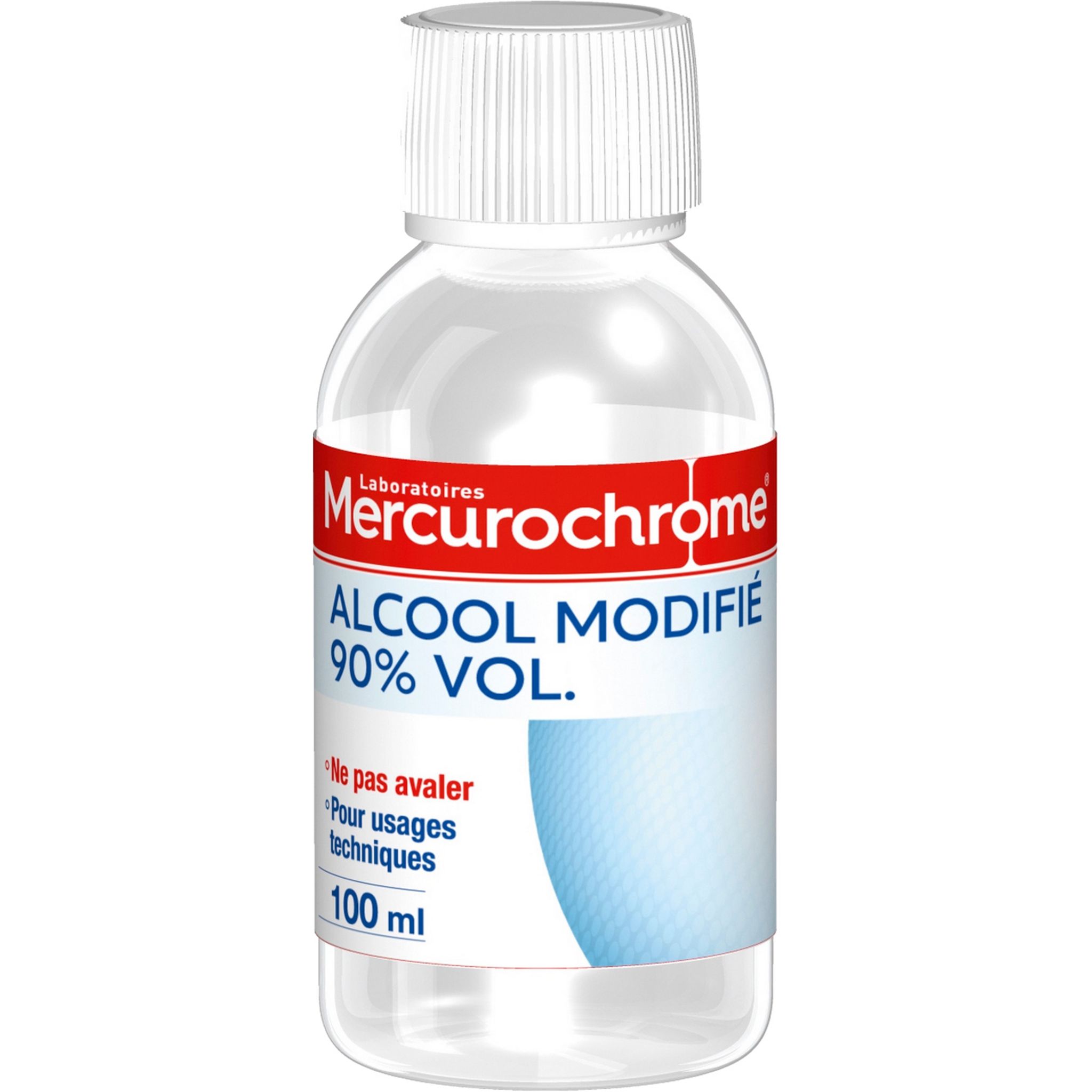 Voir la diapositive 2 : MERCUROCHROME Alcool modifié à 90% 100ml