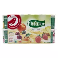 MAMIE NOVA Yaourt gourmand aux fruits cerise griotte ananas/passion fraise  avec morceaux 6x150g pas cher 