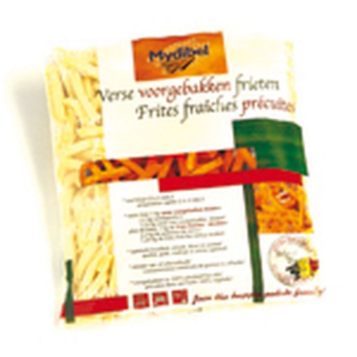 MYDIBEL Frites fraîches précuites prêtes à la cuisson 1kg