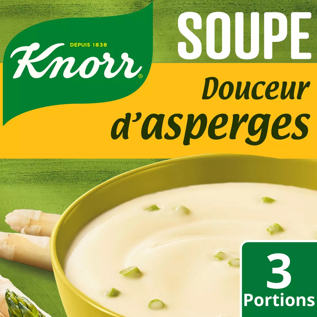 KNORR Soupe douceur d'asperges 3 personnes 96g