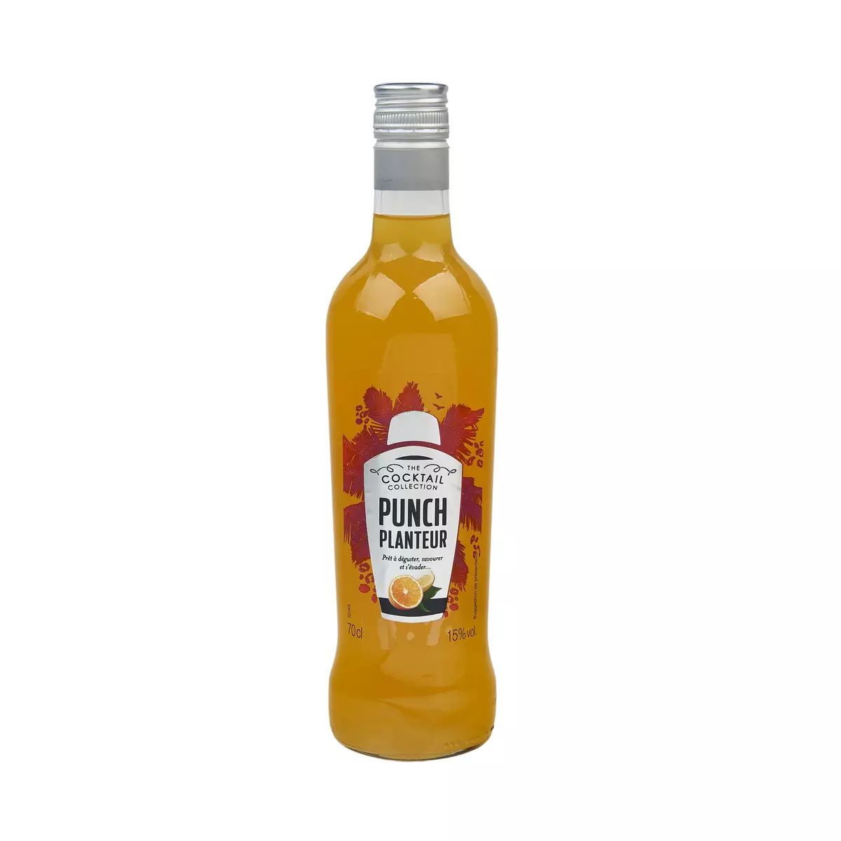 AUCHAN Punch planteur orange Cocktail collection prêt à déguster 15% 70cl