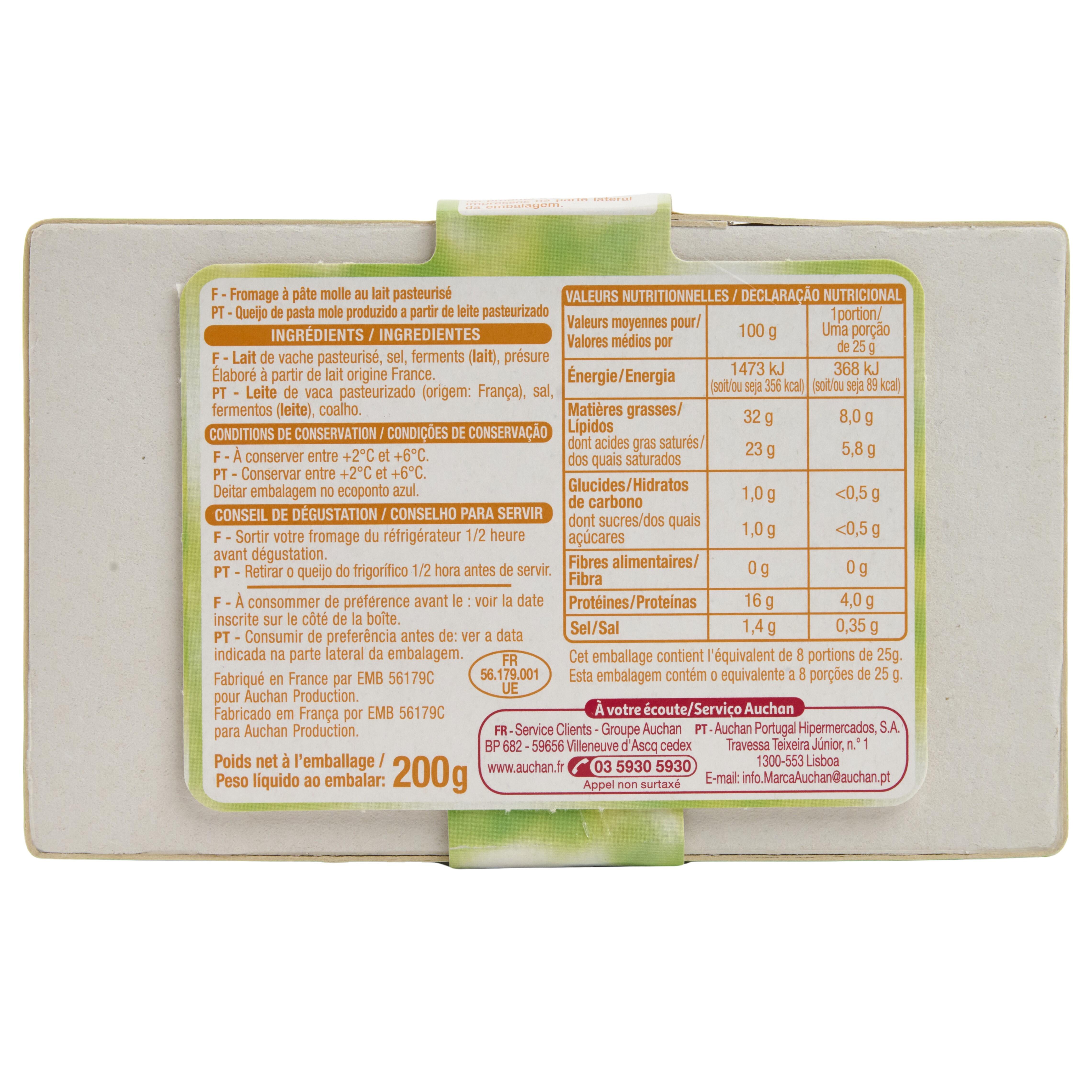 Voir la diapositive 4 : AUCHAN La brique 200g