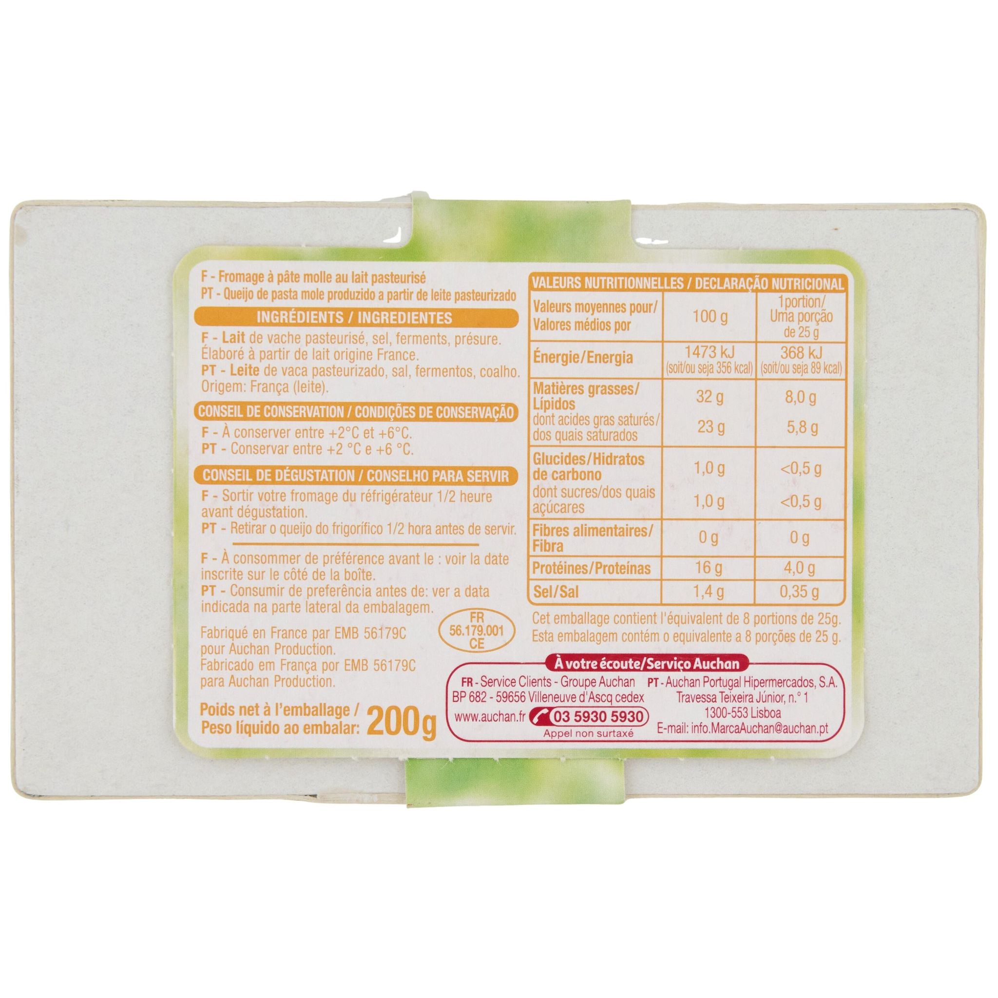 Voir la diapositive 4 : AUCHAN La brique 200g