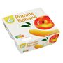 Voir la diapositive 2 : POUCE Coupelles compote de pomme banane allégée en sucres 4x100g