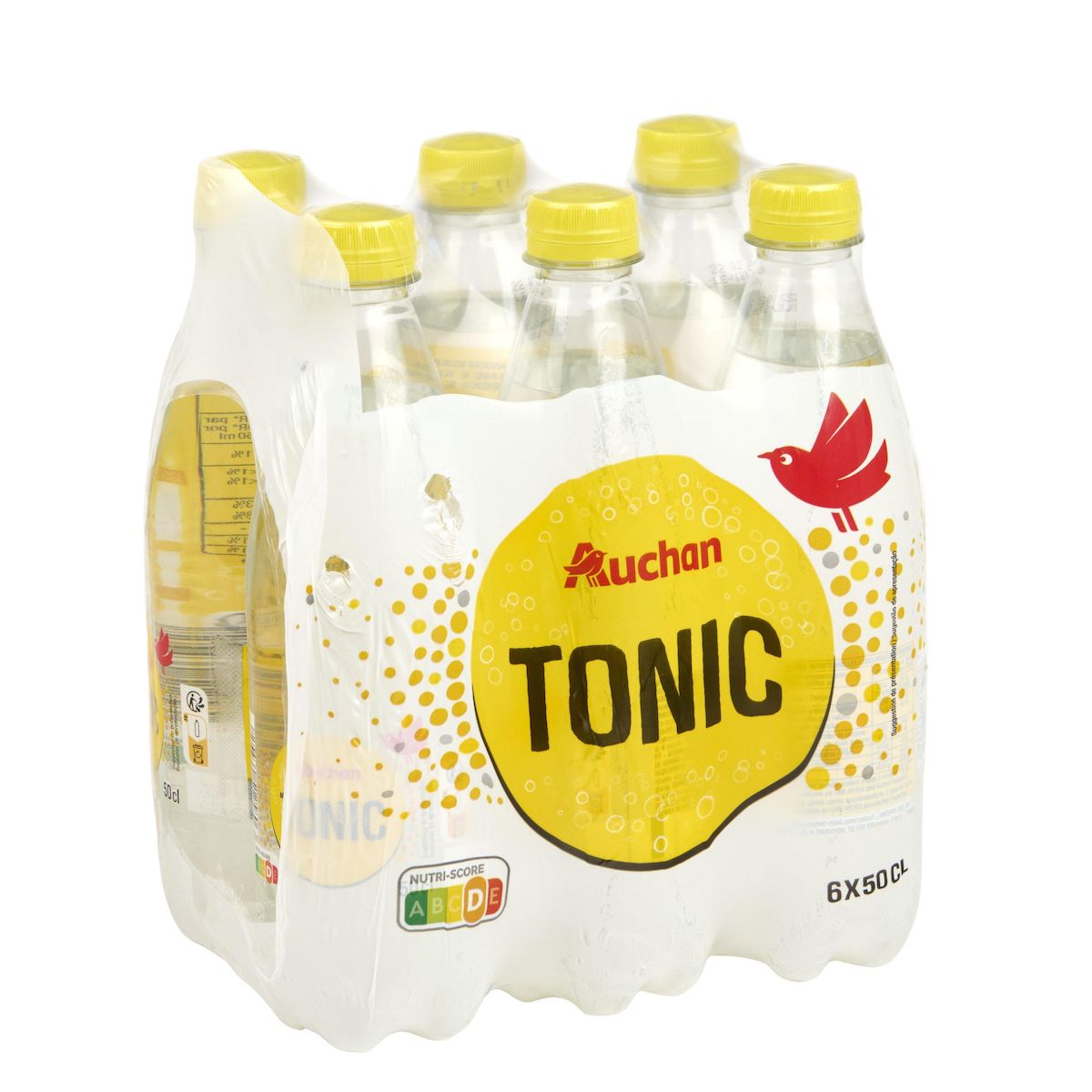 AUCHAN Boisson pétillante tonic bouteilles 6xx50cl