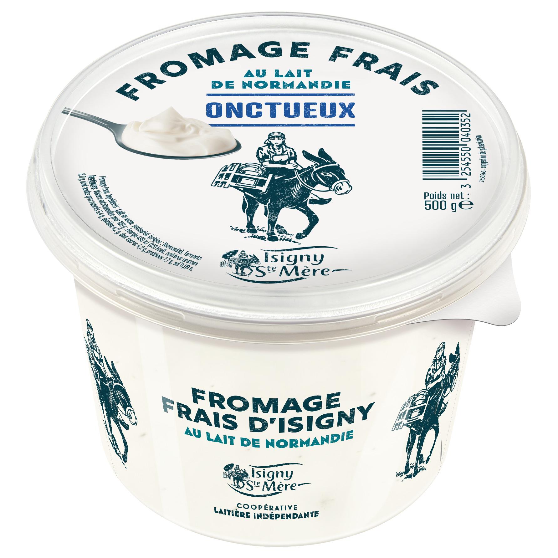 ISIGNY STE MERE Fromage frais onctueux 8%MG 500g