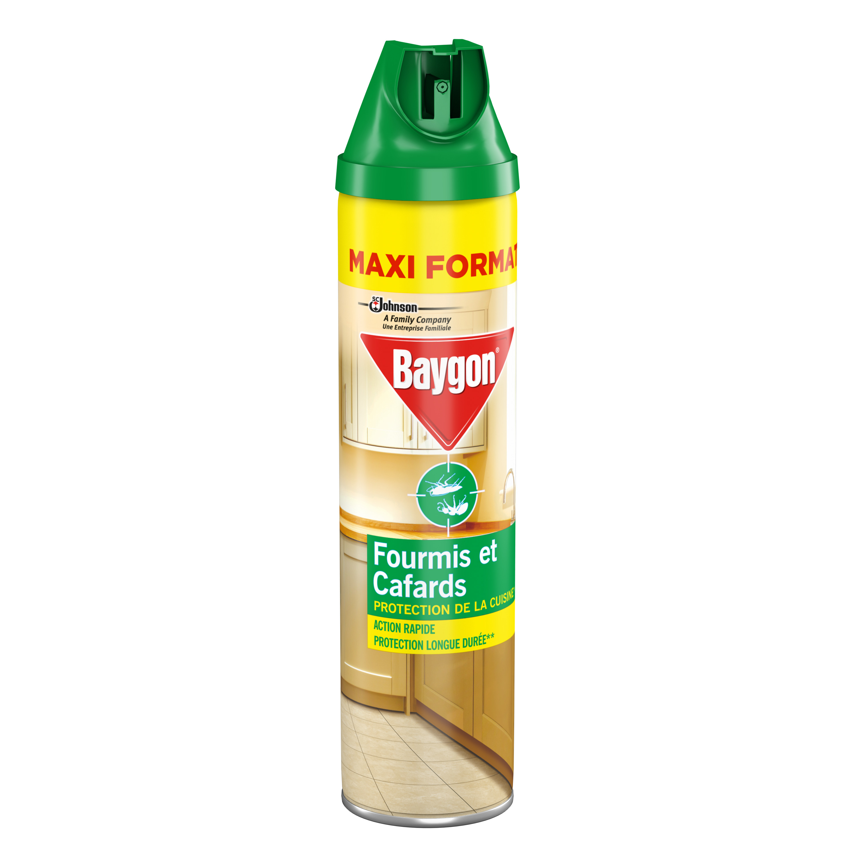 Voir la diapositive 3 : BAYGON Spray anti-fourmis et cafards 600ml