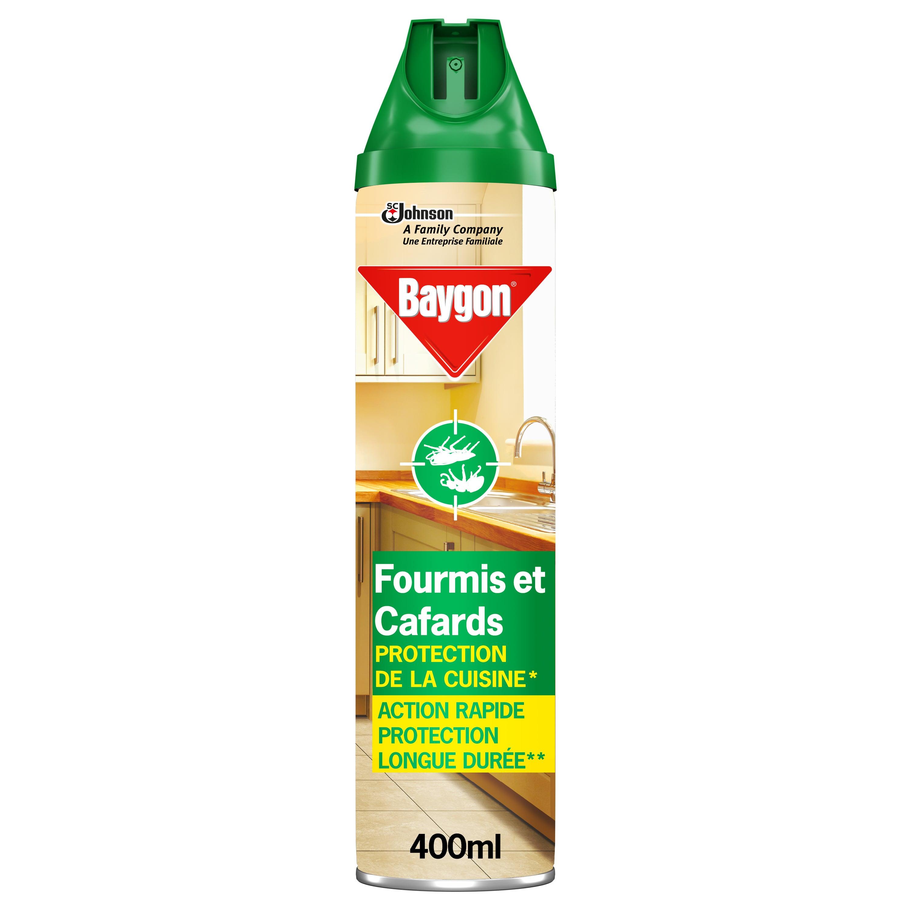 Voir la diapositive 2 : BAYGON Spray anti-fourmis et cafards 400ml