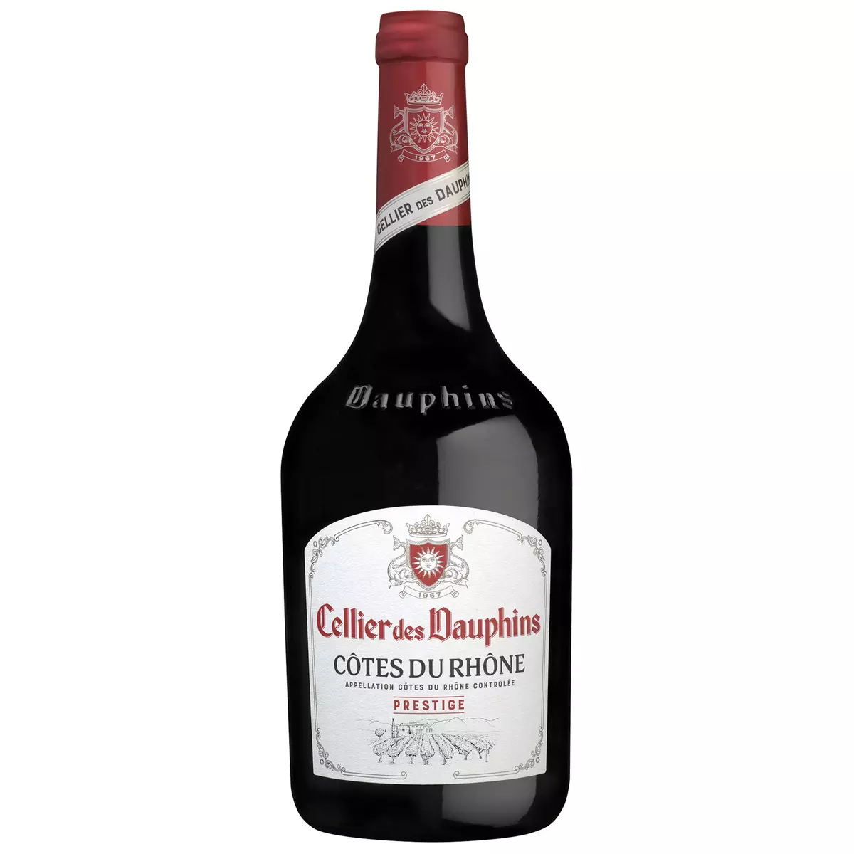 CELLIER DES DAUPHINS AOP Côtes-du-Rhône rouge 75cl