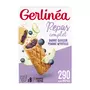 GERLINEA Barres repas équilibré pommes myrtilles arôme naturel 8x45g 360g