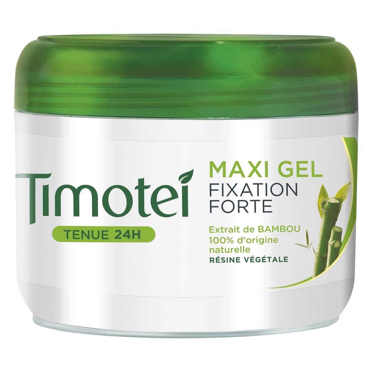 TIMOTEI Gel fixation forte bambou et résine végétale 150ml