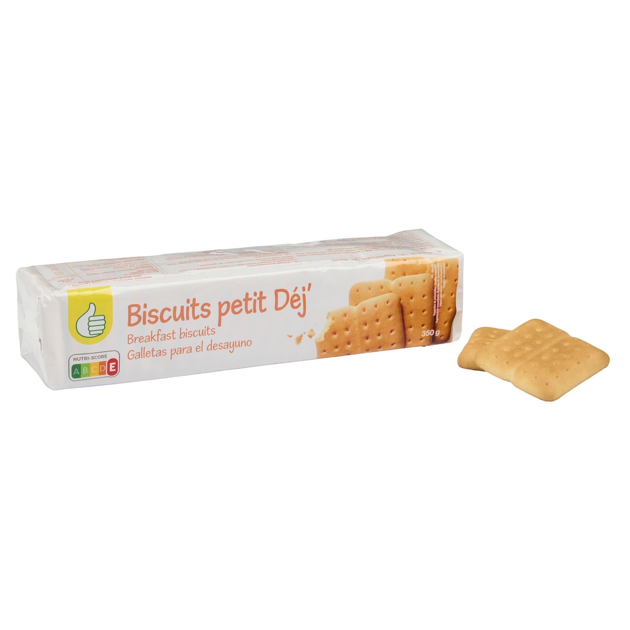 Voir la diapositive 2 : POUCE Biscuits petit-déjeuner 25 biscuits 350g