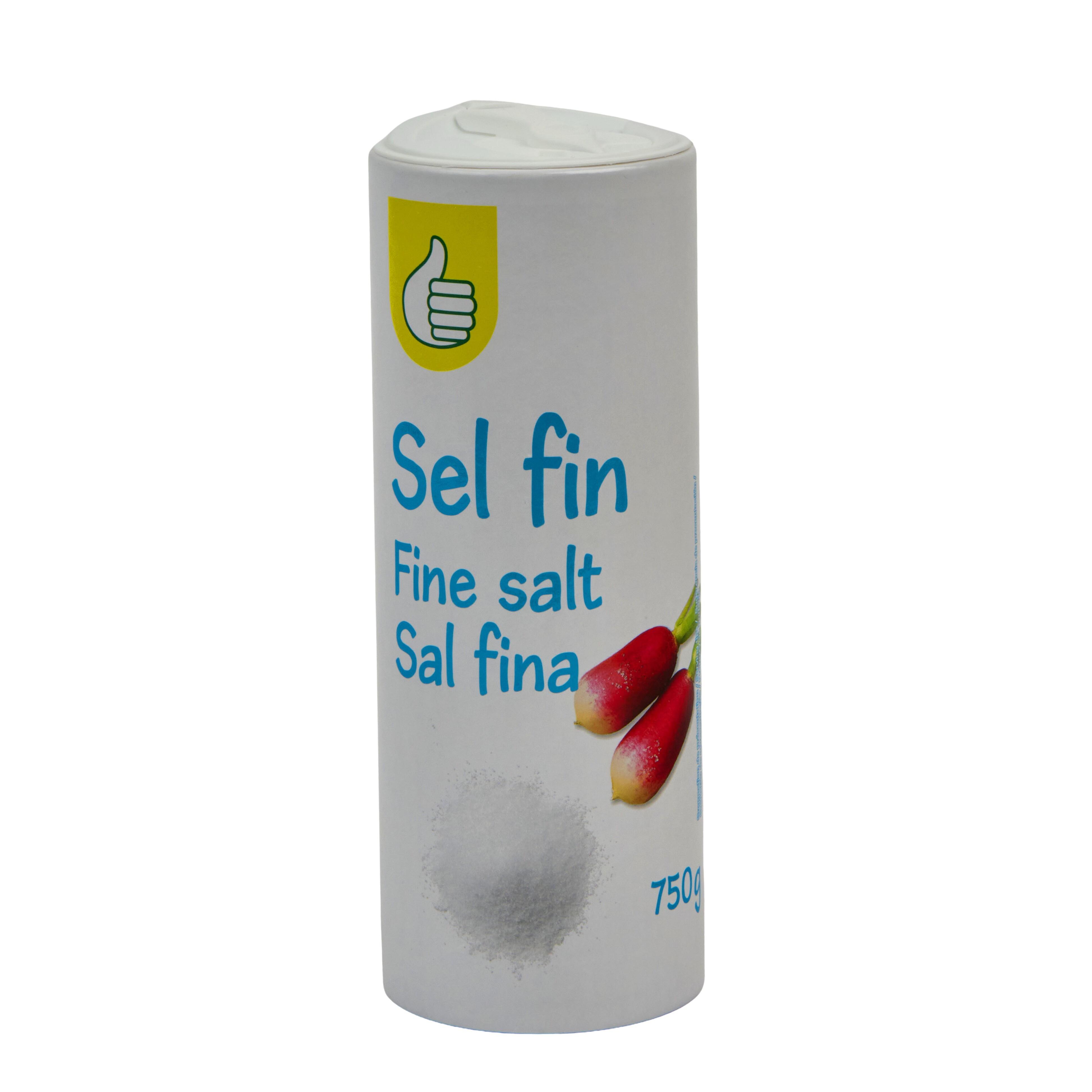 Voir la diapositive 3 : POUCE Sel de table fin 750g