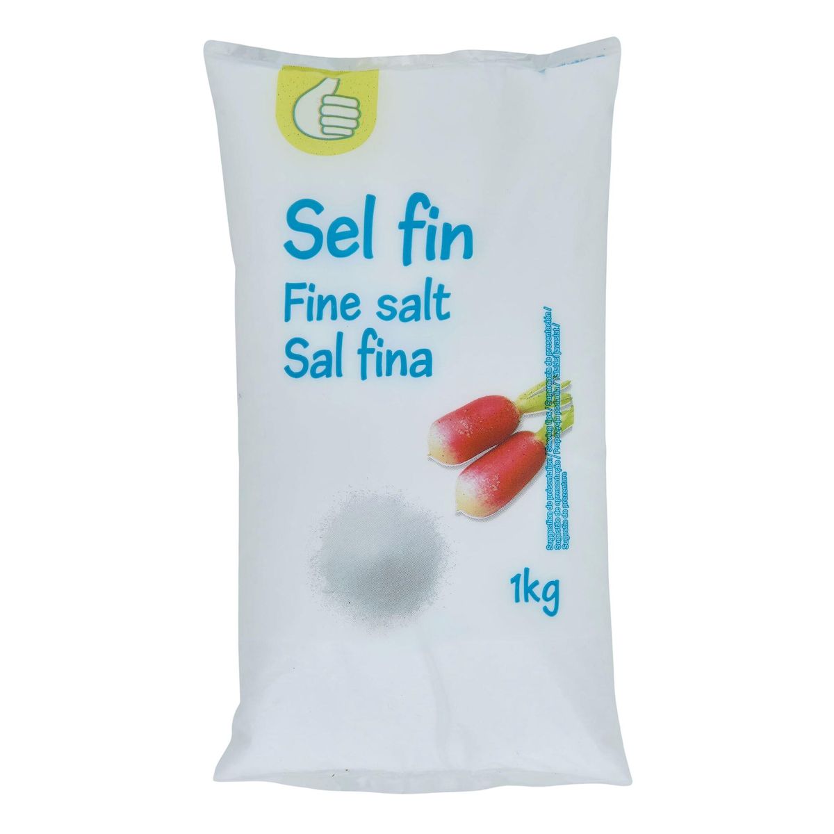 POUCE Sel de table fin en sachet 1kg