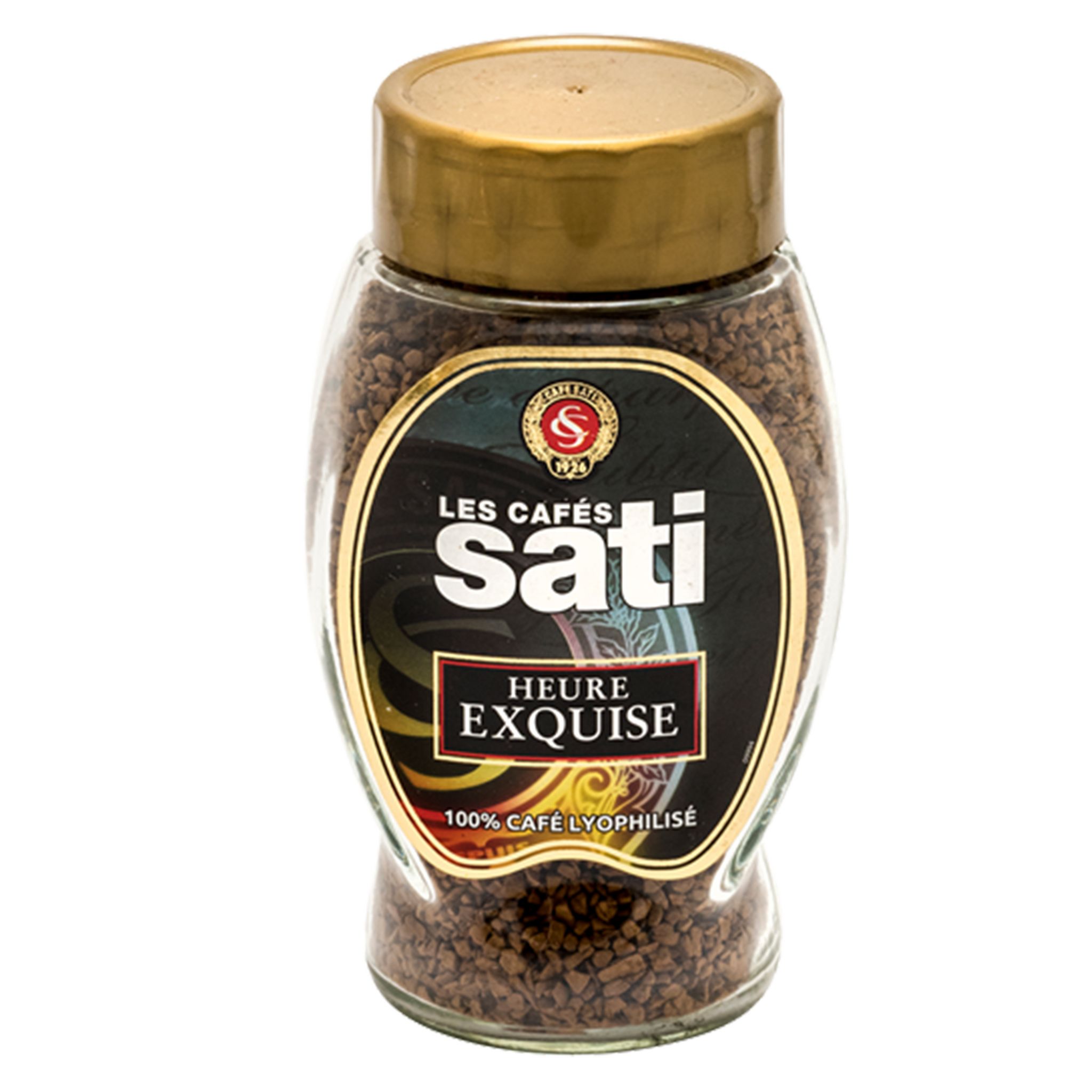 LES CAFES SATI Heure exquise café soluble 100% lyophilisé 100g